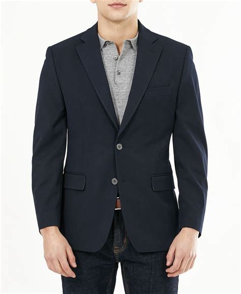 michael kors mens slim-fit stretch-cotton blazer sale|Michael Kors mens Blazers.